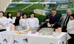 Ağrı’da öğrenciler yöresel lezzet "Gırar" çorbasını deneyimledi
