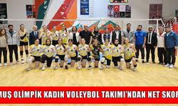 Muş Kadın Voleybol Takımı, Hakkari Maemtal'i set vermeden mağlup etti: 3-0