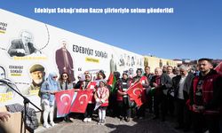 Edebiyat Sokağı'ndan Gazze şiirleriyle selam gönderildi