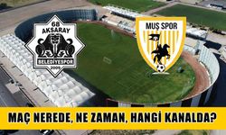 Aksaray Belediyespor-Muşspor maçı ne zaman, nerede ve hangi kanalda?