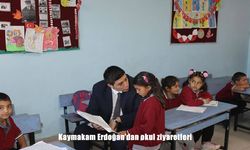 Kaymakam Erdoğan'dan okul ziyaretleri