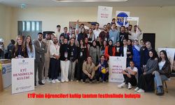 ETÜ’de öğrenciler kulüp festivalinde buluştu