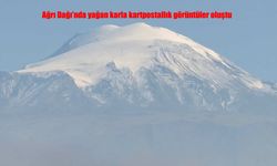 Ağrı Dağı, Karla Beyaz Gelinliğini Giydi