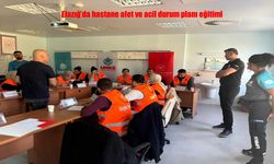 Elazığ’da Hastane Afet ve Acil Durum Planı Eğitimi Düzenlendi