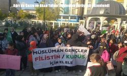 Ağrı’da Gazze’ye Destek Yürüyüşü: Binlerce Kişi “Özgür Filistin” İçin Yürüdü