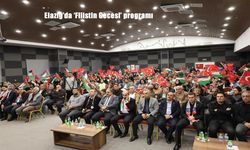 Elazığ’da ‘Filistin Gecesi’: Gazze’deki Acılara Ortak Olundu