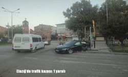 Elazığ’da otomobil ile panelvan çarpıştı: 1 yaralı