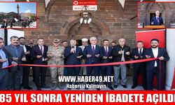 Tarihi Murat Paşa Camisi 85 yıl aradan sonra yeniden ibadete açıldı