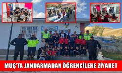 Muş Jandarma’dan öğrencilere eğlenceli trafik ve güvenlik eğitimi
