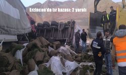 Erzincan’da tır kazası: 2 yaralı