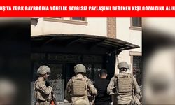 Muş’ta Türk bayrağına saygısız paylaşımı beğenen eski asker gözaltına alındı