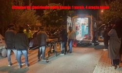 Erzincan’da Zincirleme Trafik Kazası: 1 Yaralı, 4 Araçta Hasar