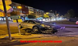 Kars’ta Feci Kaza: Otomobil ile Motosiklet Çarpıştı