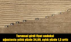 Tarımsal Girdi Fiyat Endeksi Ağustosta Yıllık Yüzde 34,09 Arttı