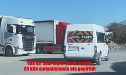 Van’da “Okul Taşıtı” Minibüste 35 Kilo Uyuşturucu Yakalandı