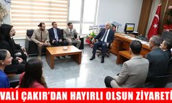 Vali Çakır’dan Muş Devlet Hastanesi Başhekimi Güzelel'e hayırlı olsun ziyareti