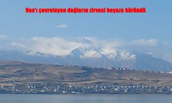 Van Dağları Beyaza Büründü