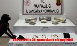 Van’da 4 kilo 311 gram skunk ele geçirildi