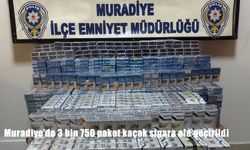 Muradiye’de 3 bin 750 paket kaçak sigara ele geçirildi