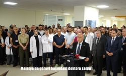 Malatya’da görevi başındaki doktora saldırı