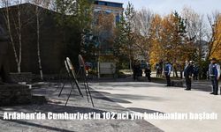 Ardahan'da Cumhuriyet'in 102'nci yılı kutlamaları başladı