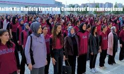 Atatürk Kız Anadolu Lisesi'nde Cumhuriyet Bayramı coşkusu