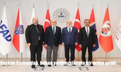 Başkan Dumandağ, bakan yardımcılarıyla bir araya geldi