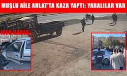 Muşlu aile Ahlat’ta kaza yaptı: 4 yaralı