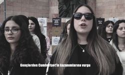 Gençlerden Cumhuriyet’in kazanımlarına vurgu