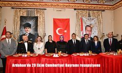 Ardahan'da 29 Ekim Cumhuriyet Bayramı resepsiyonu