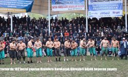 Erzurum’da 102'incisi yapılan Uzundere Karakucak Güreşleri büyük heyecan yaşattı