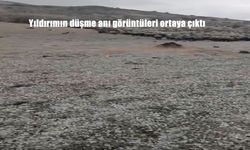 Yıldırımın düşme anı görüntüleri ortaya çıktı