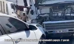 Batman’da hafriyat kamyonu ve iki otomobil çarpıştı: 2 yaralı