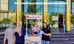 Siirt’te kadına yönelik şiddetle mücadele için KADES tanıtımı yapıldı