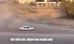 Elazığ’da Tofaş tehlike saçtı: Biri drift attı diğeri kayda aldı