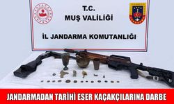 Muş'ta tarihi hazine ele geçirildi