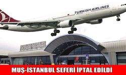 Muş uçağına kuş çarptı: İstanbul seferi iptal edildi