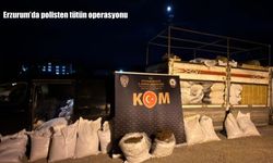 Erzurum’da Polis 3 Ton 880 Kilo Kaçak Tütün Ele Geçirdi