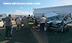 Hatay’da tanker ile hafif ticari araç çarpıştı: 3 yaralı
