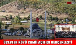 Muş’ta Üçevler Köyü Camii ibadete açıldı