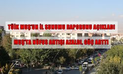 TÜİK açıkladı: Muş'ta nüfus artışı azaldı, göç arttı
