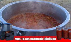 Muş'ta kadınların kış hazırlıkları sürüyor