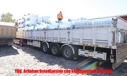 TBB’den Ardahan Belediyesine 100 Adet Çöp Konteyneri Desteği