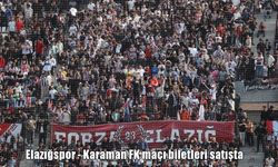 Elazığspor - Karaman FK maçı biletleri satışta