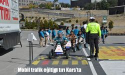Mobil Trafik Eğitim Tırı Kars’ta öğrencilerle buluştu