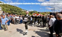 105 yaşında hayatını kaybeden Kore Gazisi son yolculuğuna uğurlandı