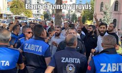 Elazığ'da İzinsiz Yürüyüş Gerginliği: Furkan Hareketi Üyeleri ve Zabıta Karşı Karşıya Geldi
