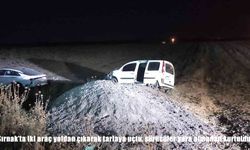 Şırnak’ta Korku Dolu Anlar: İki Araç Tarlaya Uçtu