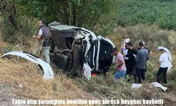 Hatay’da otomobil tırla çarpışıp şarampole devrildi: Genç sürücü hayatını kaybetti
