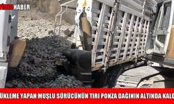 Muş’tan Ahlat’a yükleme için giden tır, ponza dağının altında kaldı